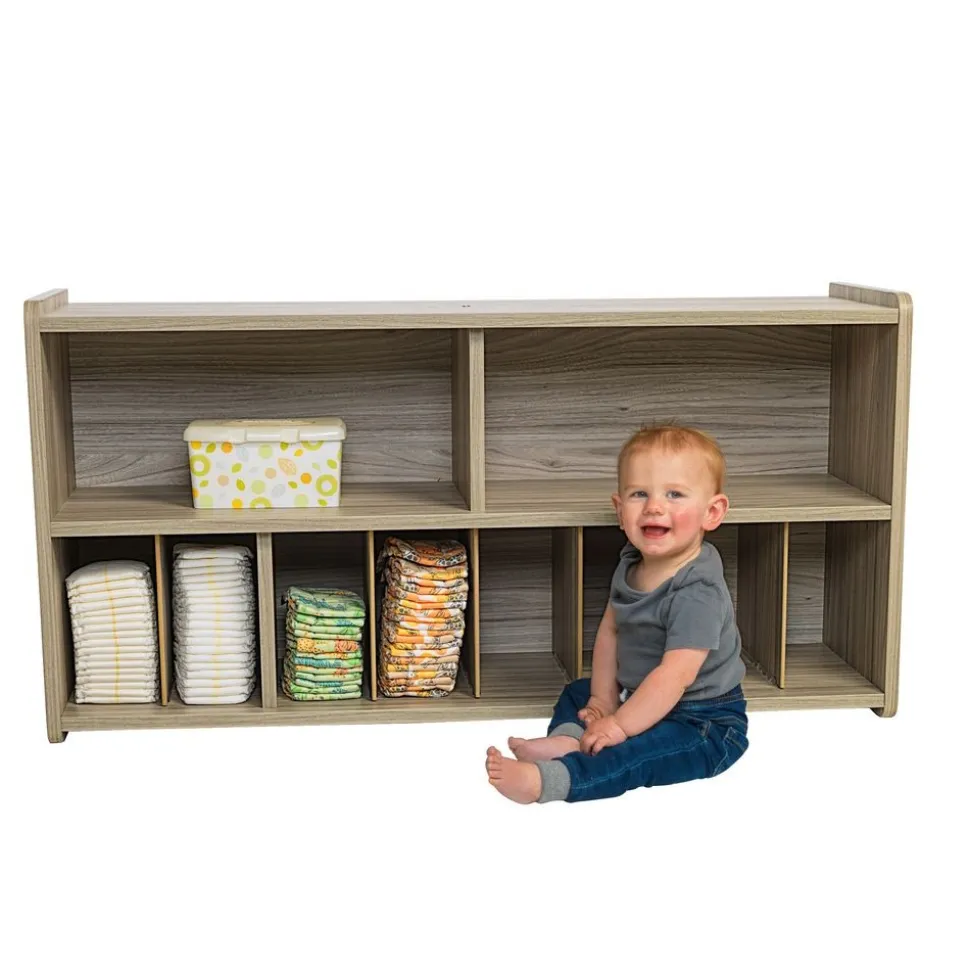 Diaper Wall Storage - Assembled, Gray