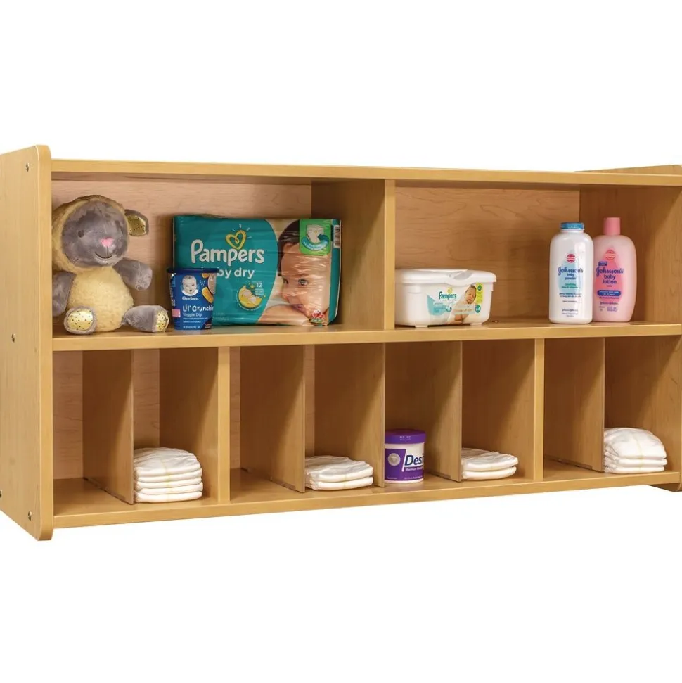 Diaper Wall Storage - Maple/Maple, Assembly Required