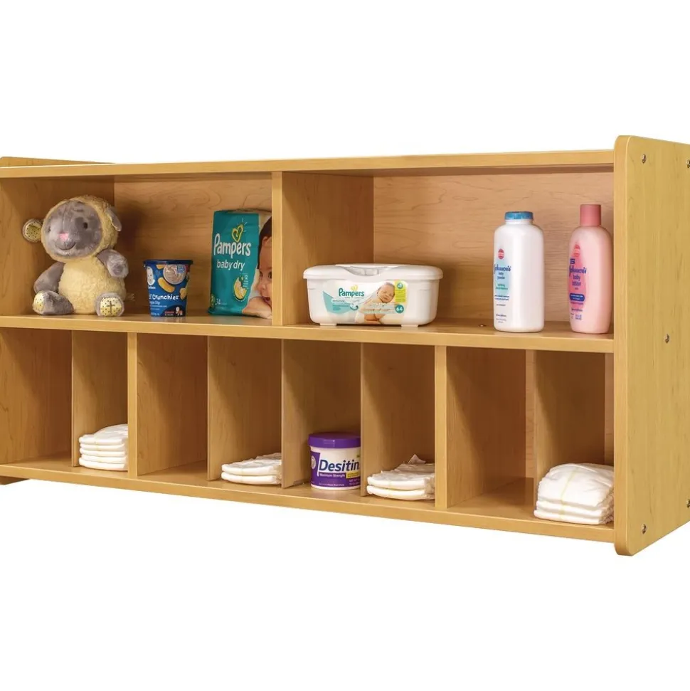 Diaper Wall Storage - Maple/Maple, Assembled