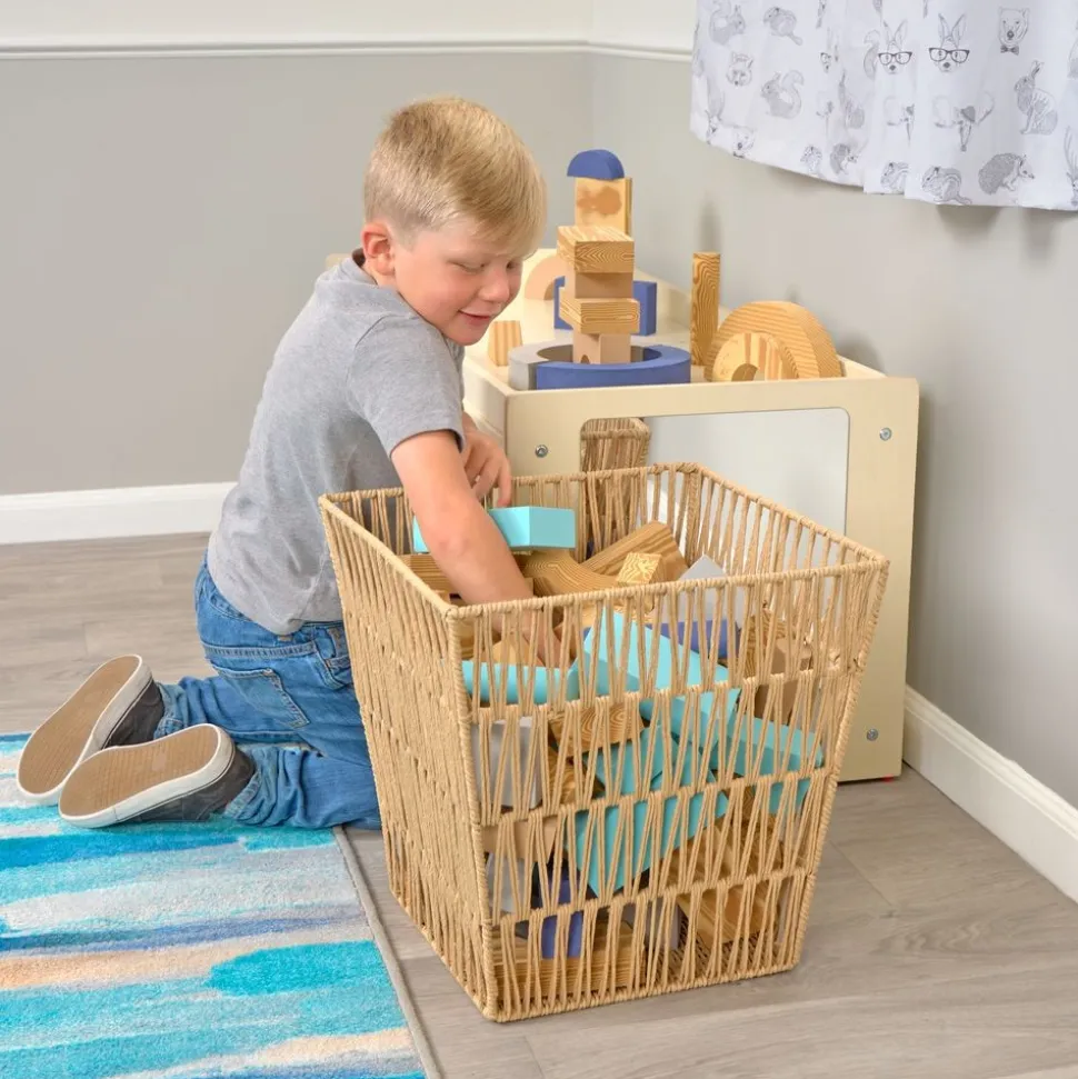 Discount School Supply® Large Paper Rope Storage Basket
