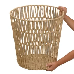 Discount School Supply® Large Round Paper Rope Storage Basket