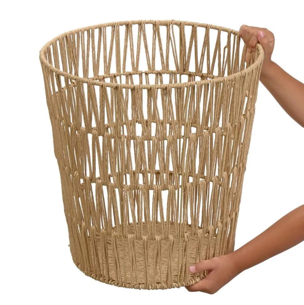 Discount School Supply® Large Round Paper Rope Storage Basket