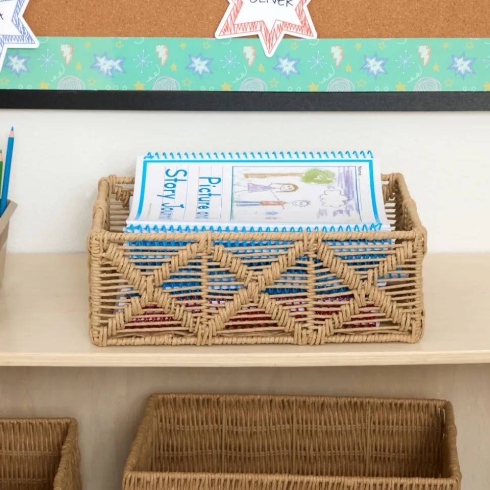 Discount School Supply® Paper Rope Rectangle Basket