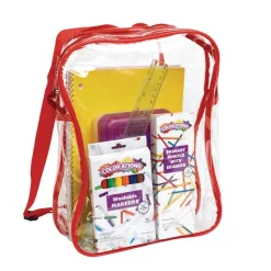 Discount School Supply® Premium Clear Student Backpack - Set of 12
