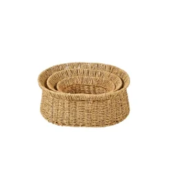 Discount School Supply® Seagrass Oval Basket - Set of 3