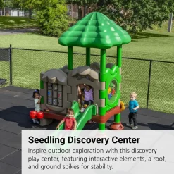 Discovery Center - Seedling w/ Roof & Ground Spikes