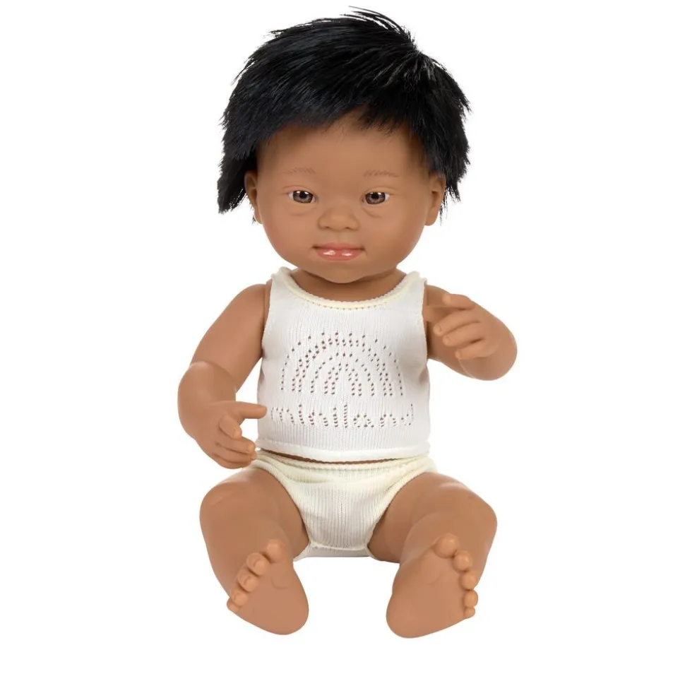Down Syndrome 15" Doll Hispanic Boy