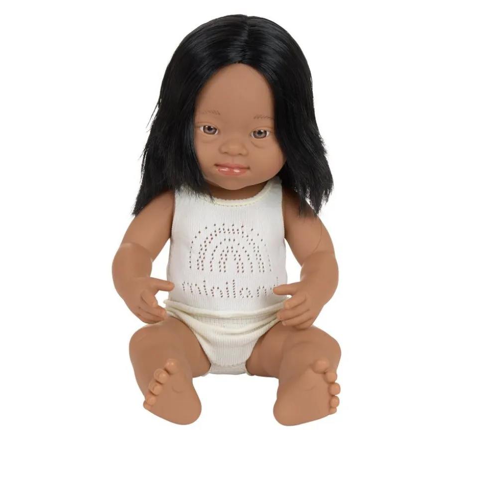 Down Syndrome 15" Doll Hispanic Girl