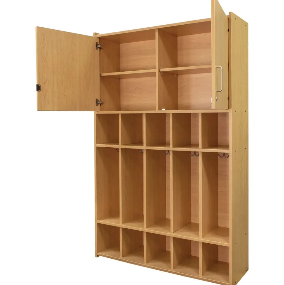 Dual Purpose Student Locker - Maple/Maple, Assembled