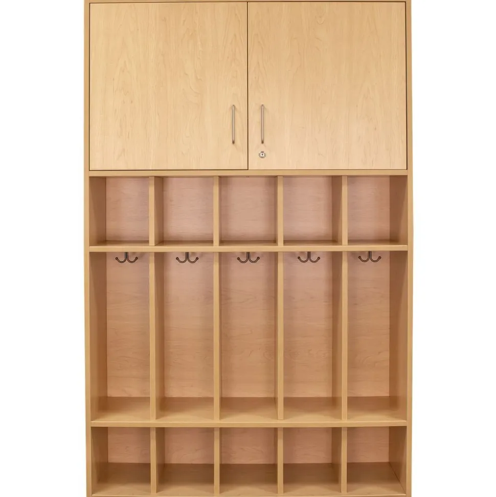 Dual Purpose Student Locker - Maple/Maple, Assembled