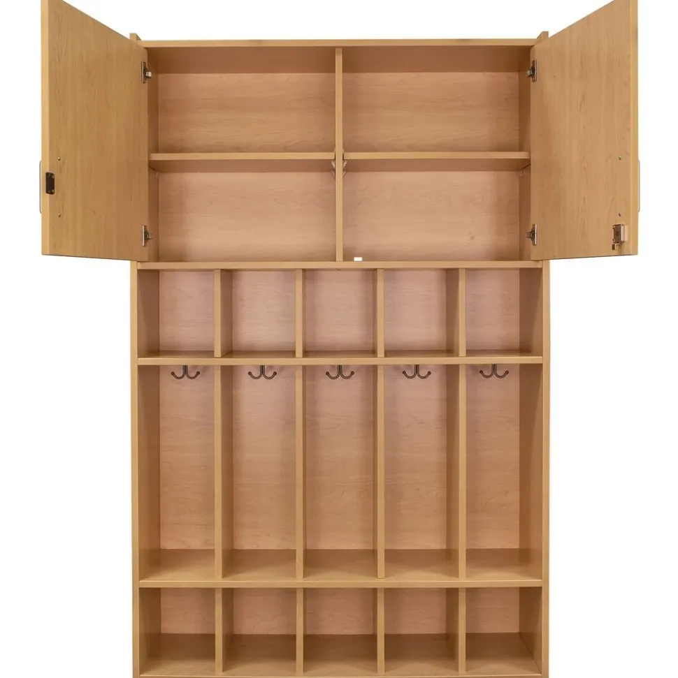 Dual Purpose Student Locker - Maple/Maple, Assembled