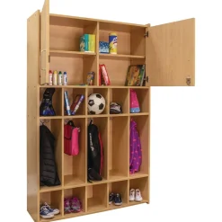 Dual Purpose Student Locker - Maple/Maple, Assembled