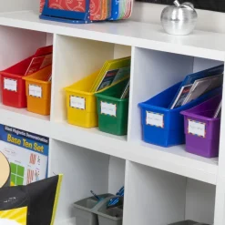Durable Book And Binder Holders - 12-Pack Rainbow