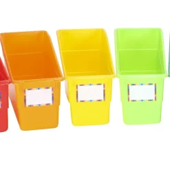 Durable Book And Binder Holders - 12-Pack Rainbow