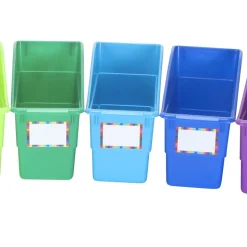 Durable Book And Binder Holders - 12-Pack Rainbow