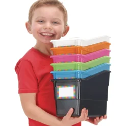 Durable Book & Binder Holders, Set of 6 - Neon Pop