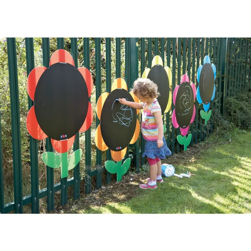 Dust-Lite™ Chalkboard Daisies - Set Of 5