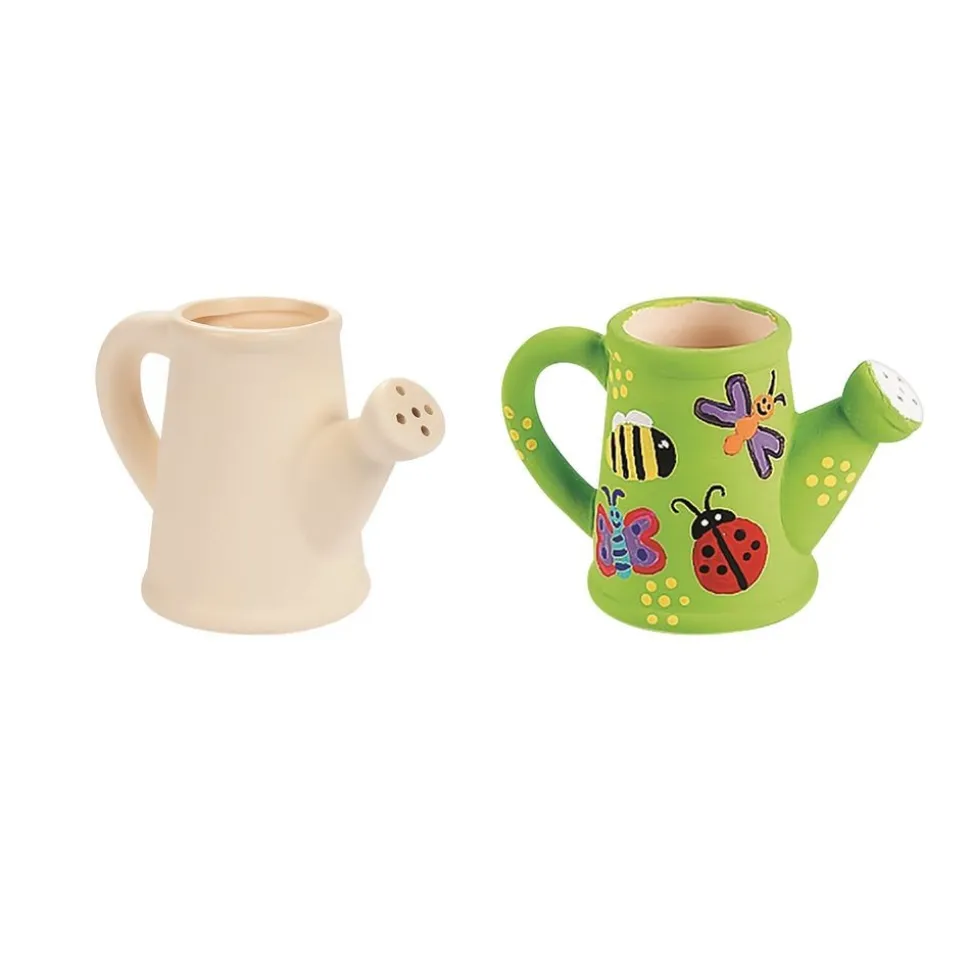 DYO Ceramic Watering Can Planters - Set of 12
