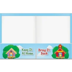 Early Learning Owl Homework Folders - 12 folders