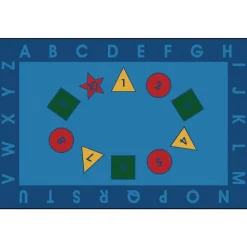 Early Learning 6' x 9' Rectangle Kids Value PLUS Carpet