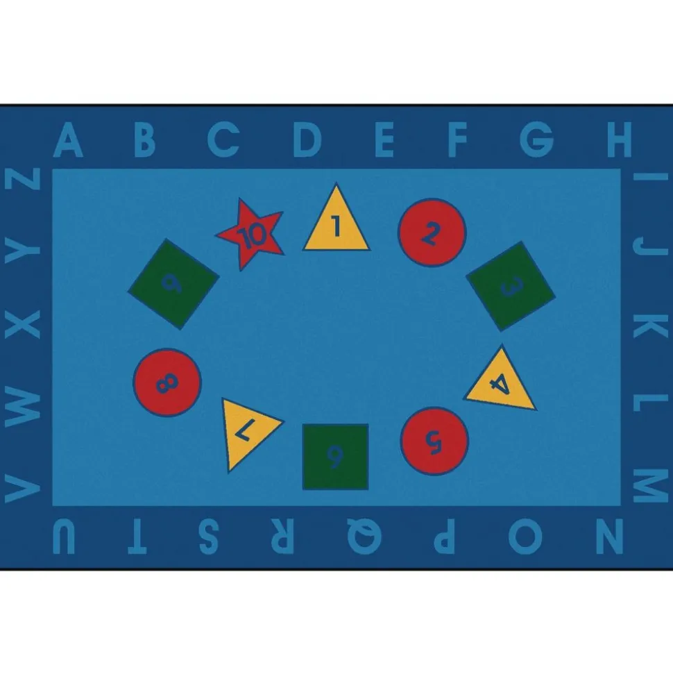 Early Learning 6' x 9' Rectangle Kids Value PLUS Carpet