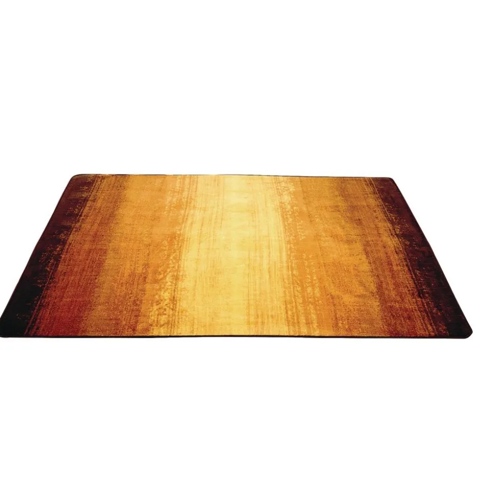 Earth Tone Stripes Carpet, Sand - 4' x 6' Rectangle