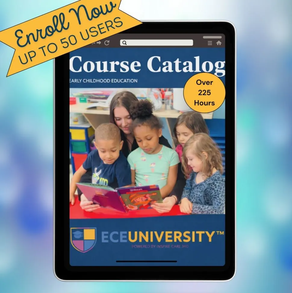 ECE University Childcare Staff Training - Online Course Library (Up to 50 Users)