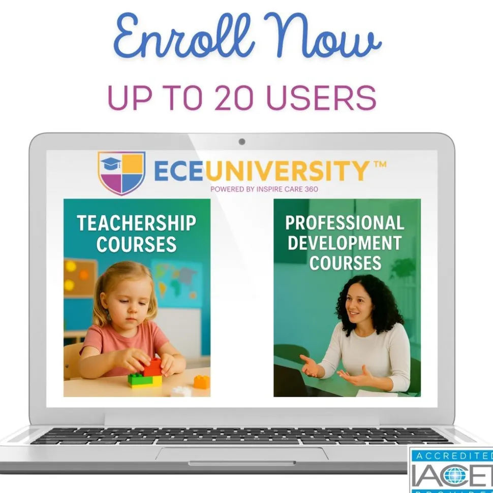 ECE University Childcare Staff Training - Online Course Library (Up to 20 Users)