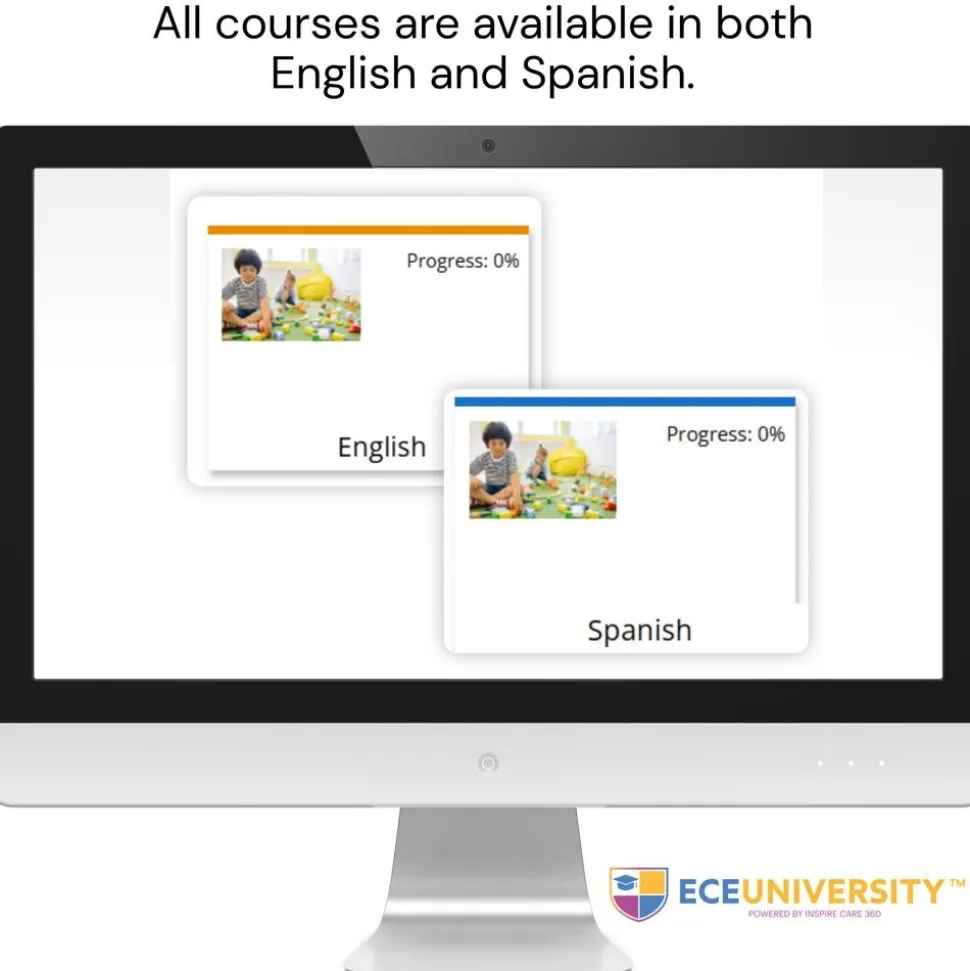 ECE University Childcare Staff Training - Online Course Library (Up to 100 Users)
