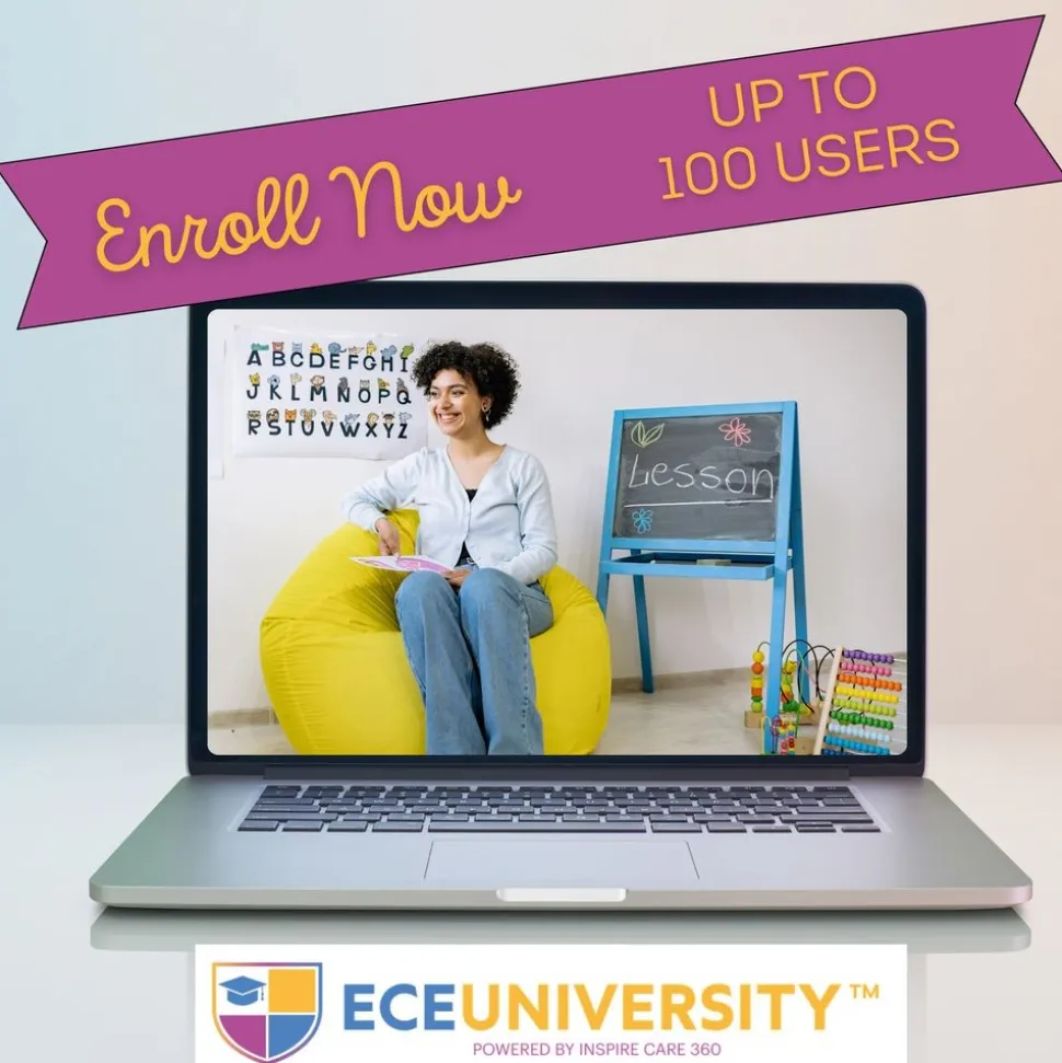 ECE University Childcare Staff Training - Online Course Library (Up to 100 Users)