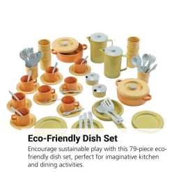 Eco-Friendly Mega Dish Set - 79 Pieces