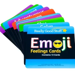 Emoji Feelings Cards - Laminated - Set of 12