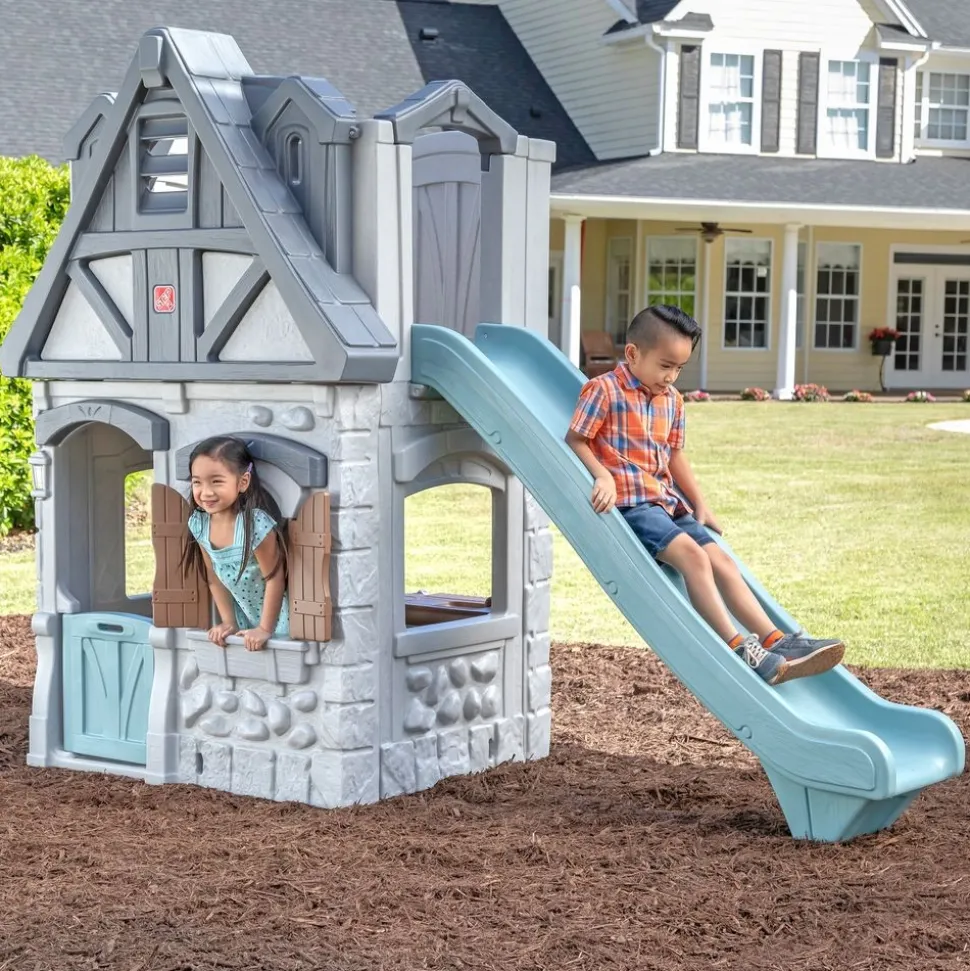 Enchanting Adventures 2-Story Playhouse & Slide