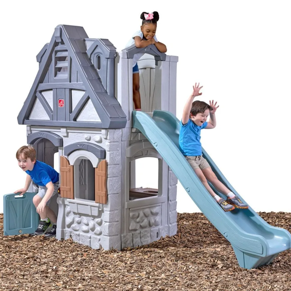 Enchanting Adventures 2-Story Playhouse & Slide