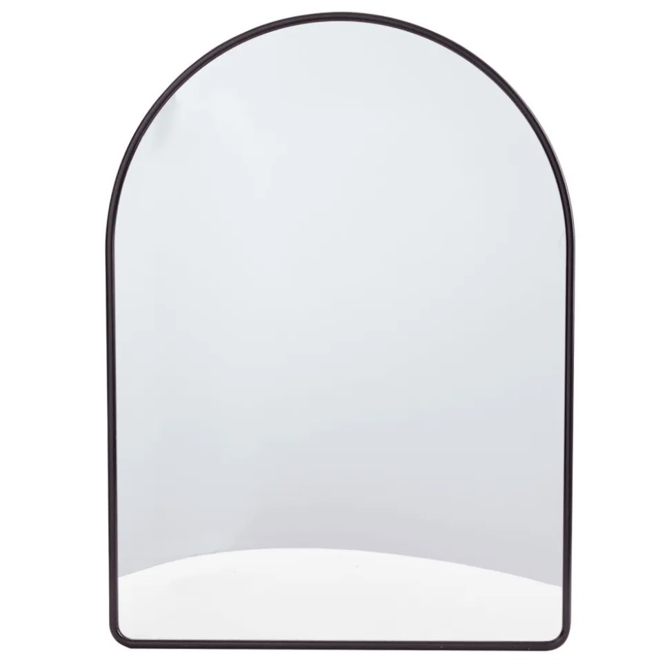 Environments® Arched Wall Hanging Acrylic Mirror with Wood Frame - Black