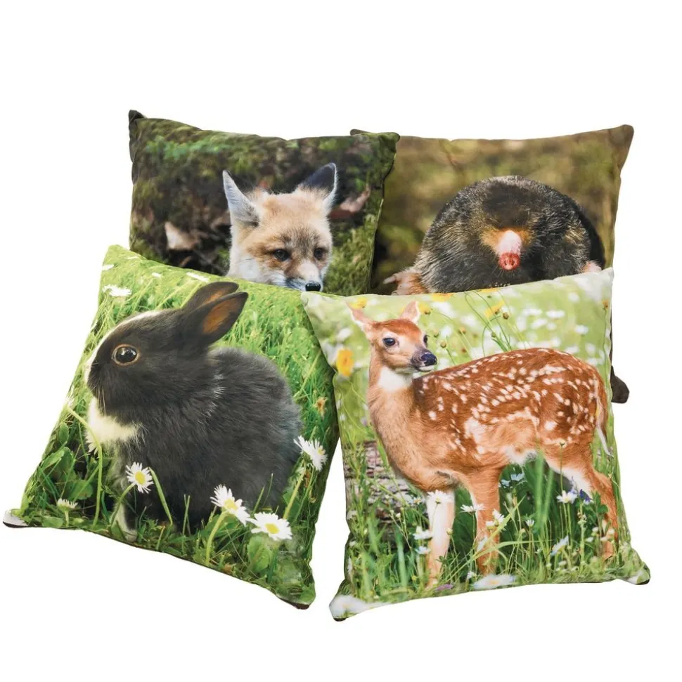 Environments® Baby Woodland Animal Pillows - Set of 4