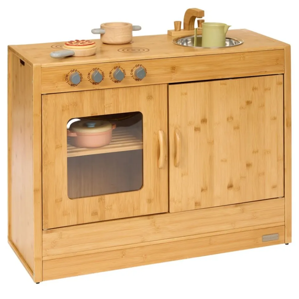 Environments® Bamboo Kitchen Oven & Sink Combo