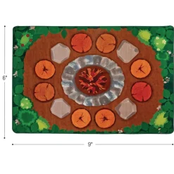 Environments® Campfire Rectangular 6' x 9' Pixel Perfect Carpet