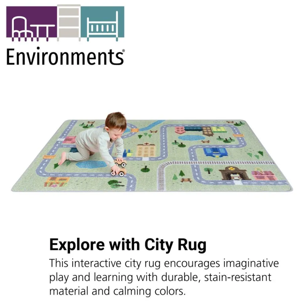 Environments® City/Town Rug 4’ x 6'