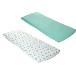 Environments® DreamStages™ Botanical + Sage Cotton Rest Mat Sheets - Set of 12
