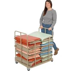 Environments® DreamStages™ Germ Free Rest Mats Class Pack- Set of 12 Mats and 2 Rest Carts