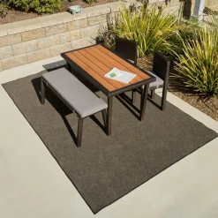 Environments® Dunes Indoor/Outdoor Carpet 4' x 6' - Ashwood
