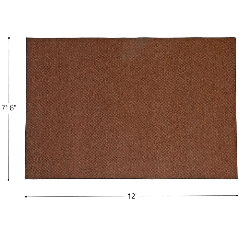 Environments® Dunes Indoor/Outdoor Carpet 7'6" x 12' - Rustic Redwood