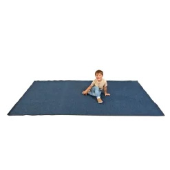 Environments® Dunes Indoor/Outdoor Carpet 6' x 9' - Mariner Blue