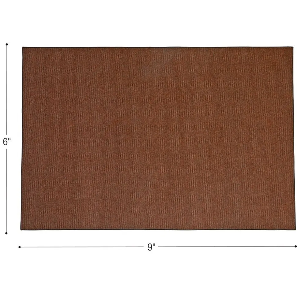 Environments® Dunes Indoor/Outdoor Carpet 6' x 9' - Rustic Redwood