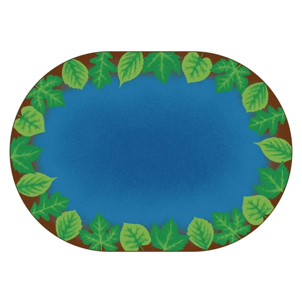 Environments® Harmony Leaf Places Carpet - 8' 3" x 11' 8" Oval