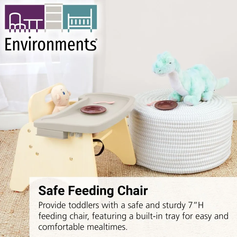 Environments® 7"H Feeding Chair with Tray - Assembled