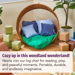 Environments® Hideaway Log Chair with Cushion
