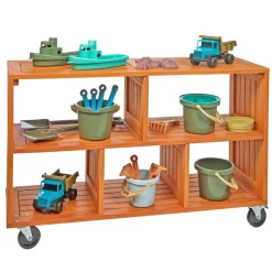 Environments® Indoor/Outdoor Rolling Storage Shelf
