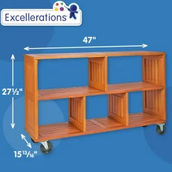 Environments® Indoor/Outdoor Rolling Storage Shelf
